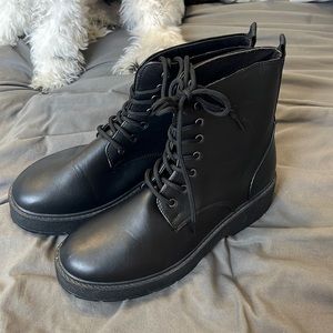 black boots